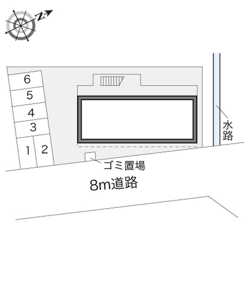 レオパレスＭＵＴＵＭＩ 配置図
