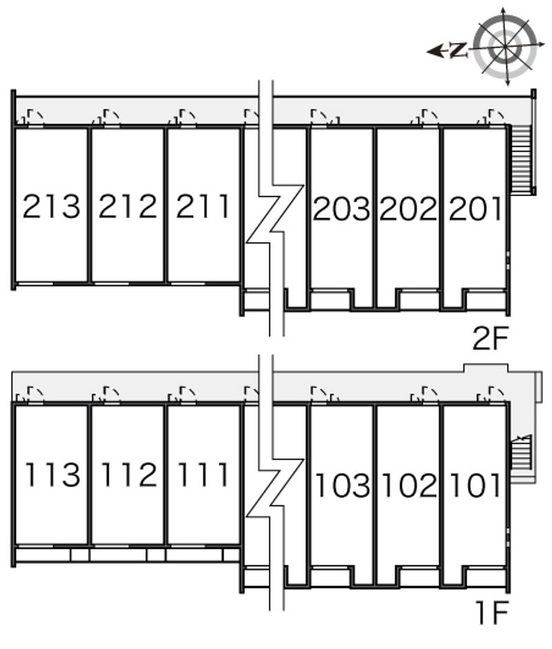 クレイノテルース 間取配置図