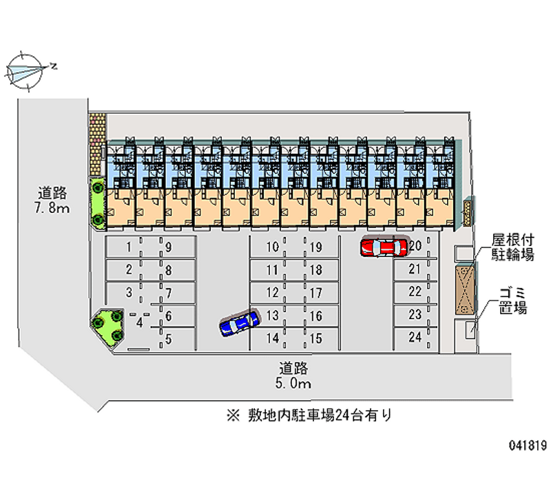 41819 Monthly parking lot