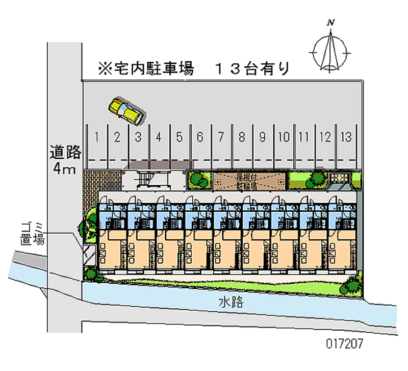 17207月租停車場