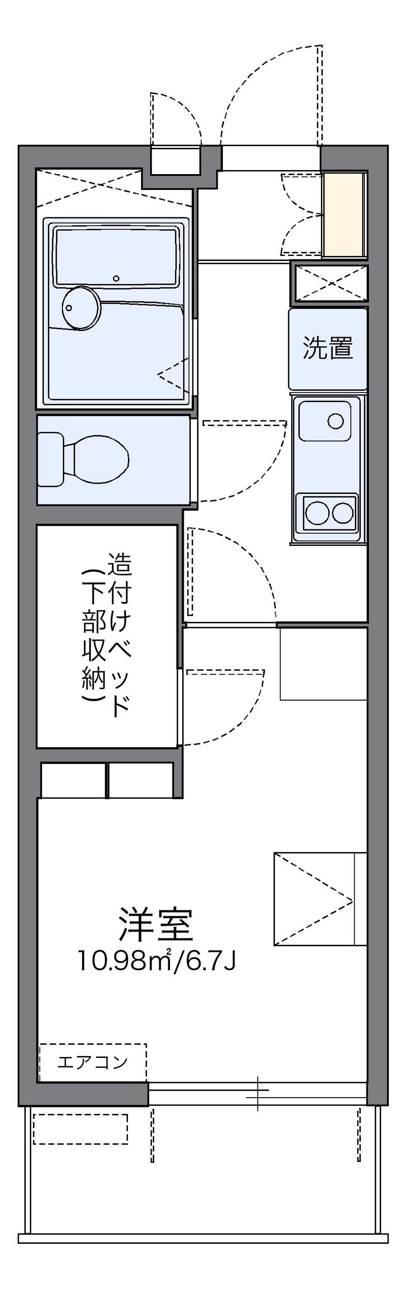 レオパレスＡＺＵＭＡ 間取り