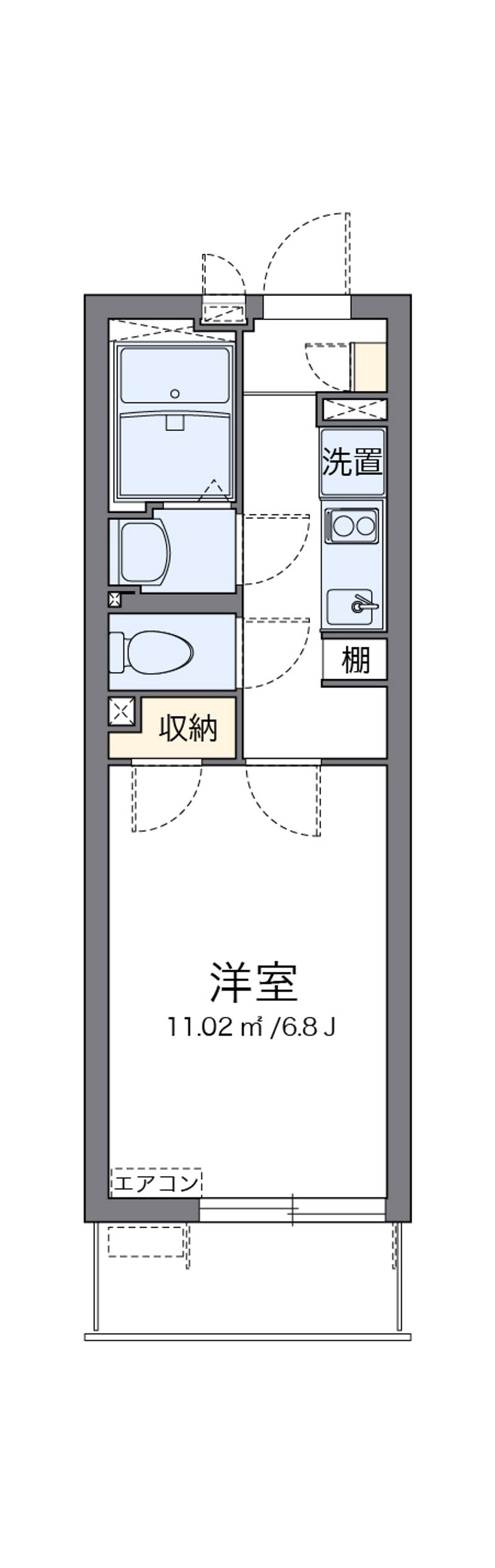 クレイノオリーブハウス　ネオ 間取図