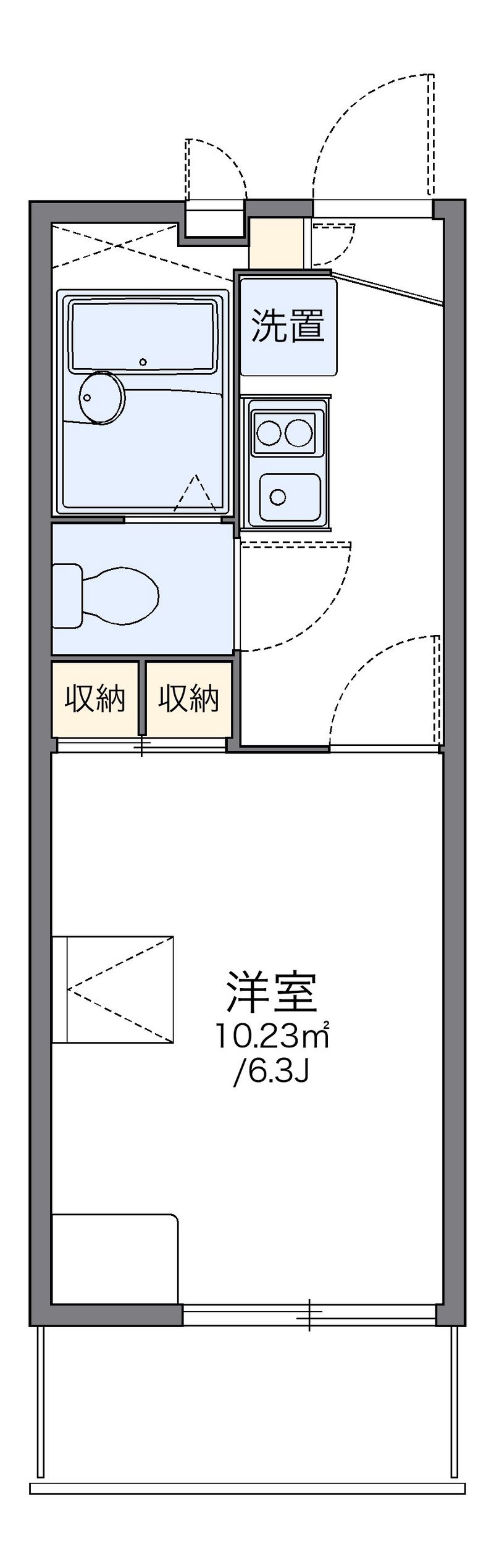 レオパレスグレイスＳＨＩＮＯ 間取図