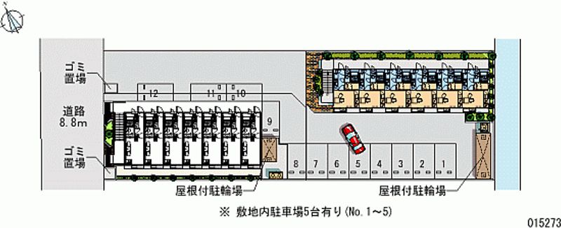 レオパレス久喜南 月極駐車場