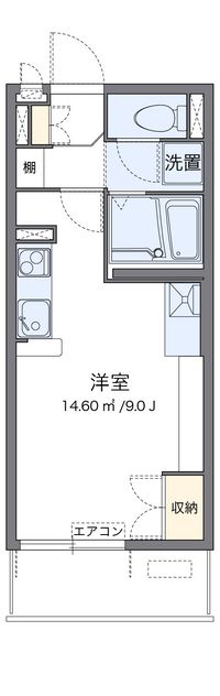 ミランダクレール　西八王子 間取り図