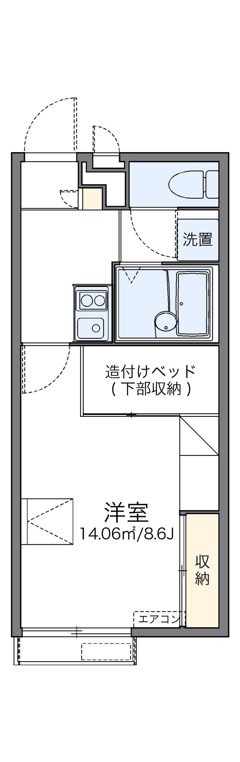 レオパレスエミネンスⅡ 間取図
