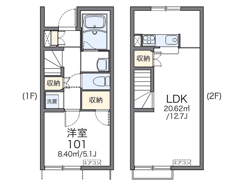 レオネクスト桑の葉 間取図