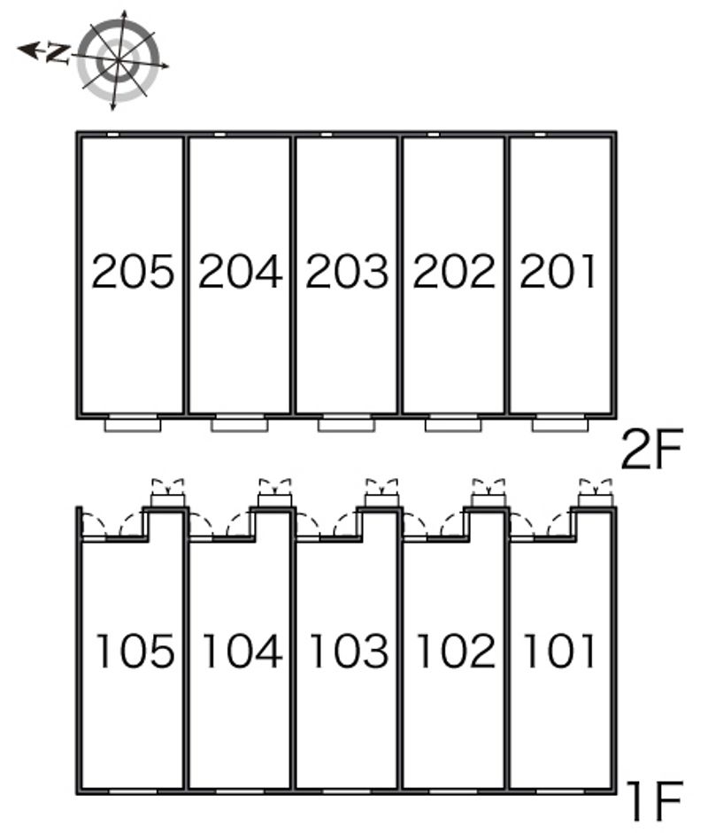 レオネクストカズキ 間取配置図