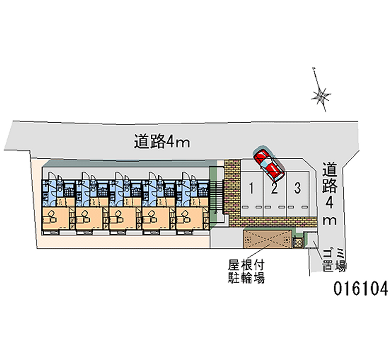 レオパレスルミエール湘南 月極駐車場