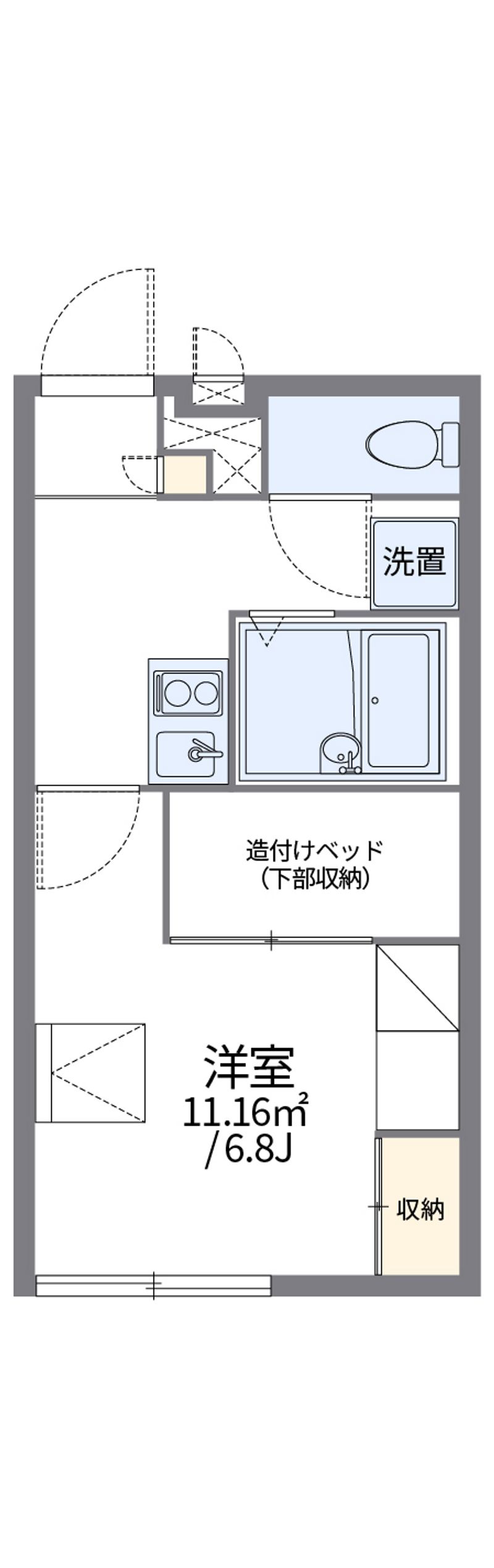 レオパレス豊Ⅲ 間取り