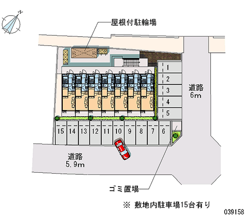 39158 Monthly parking lot