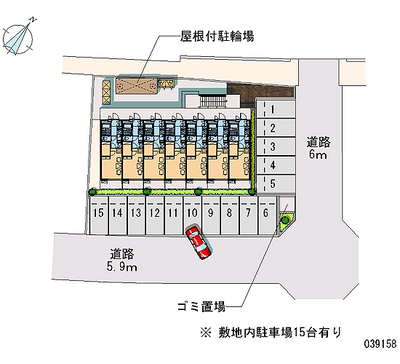 39158 Monthly parking lot