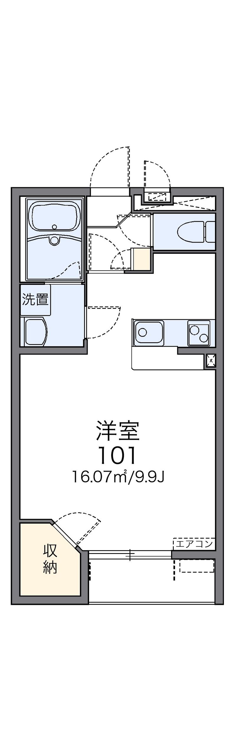 レオネクストフランソワーズ 間取図