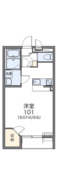 レオネクストフランソワーズ 間取り図