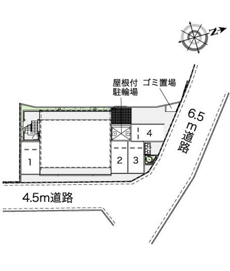 レオパレス都 駐車場