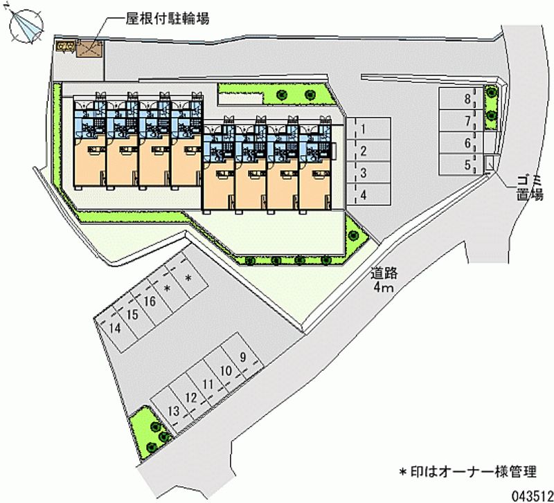 43512 Monthly parking lot