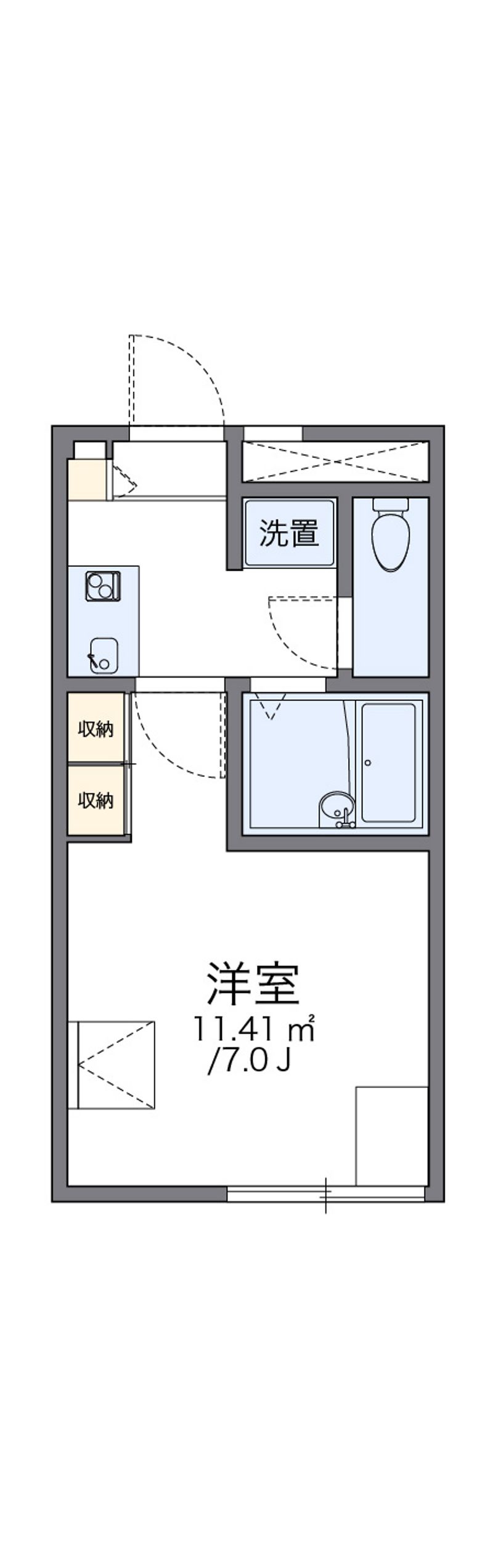 leopalace Shonan Fukazawa 평면도