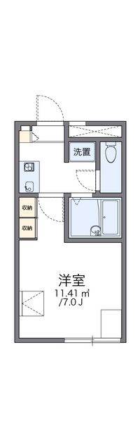 レオパレス湘南深沢 間取り図