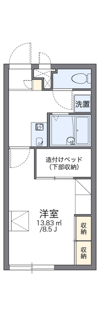 レオパレス美原Ⅱ 間取り図