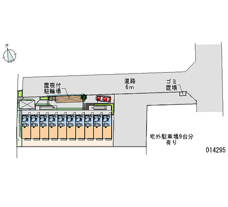 レオパレス沢井 月極駐車場