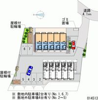 レオパレスＹ・Ｈ 区画図