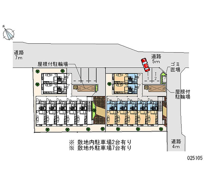 25105 Monthly parking lot