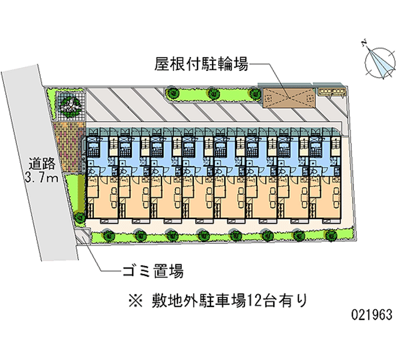 21963 bãi đậu xe hàng tháng