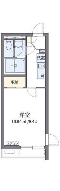 クレイノ西調布 間取り図