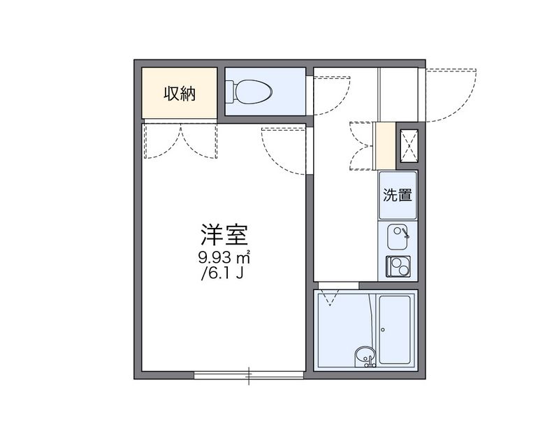 レオパレスファナーリ 間取図