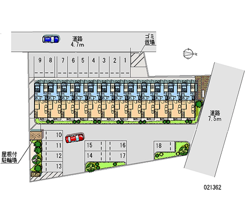 21362月租停車場