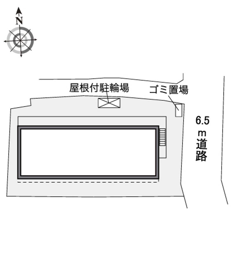 レオパレス久比里 配置図