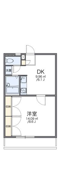 レオパレスＭＡＫＩ 間取り図