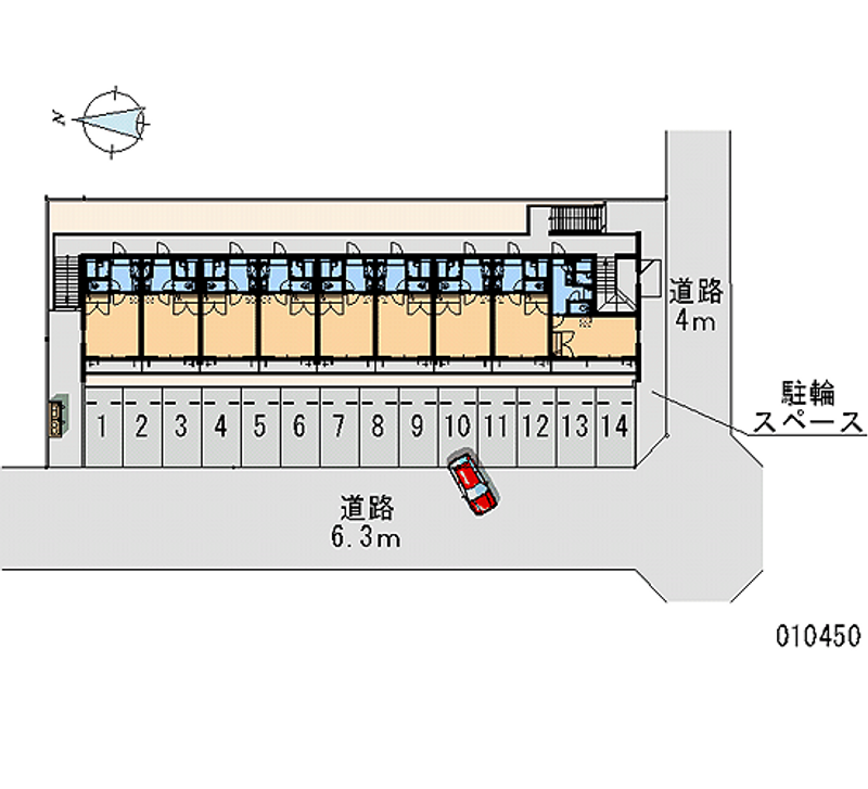 レオパレス長者 月極駐車場