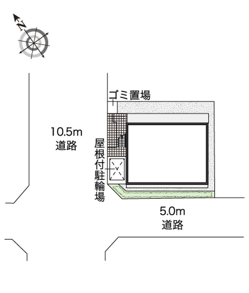 レオパレスＷＩＳＨ 配置図