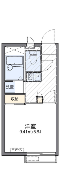 レオパレススペーシア　東池袋 間取り図