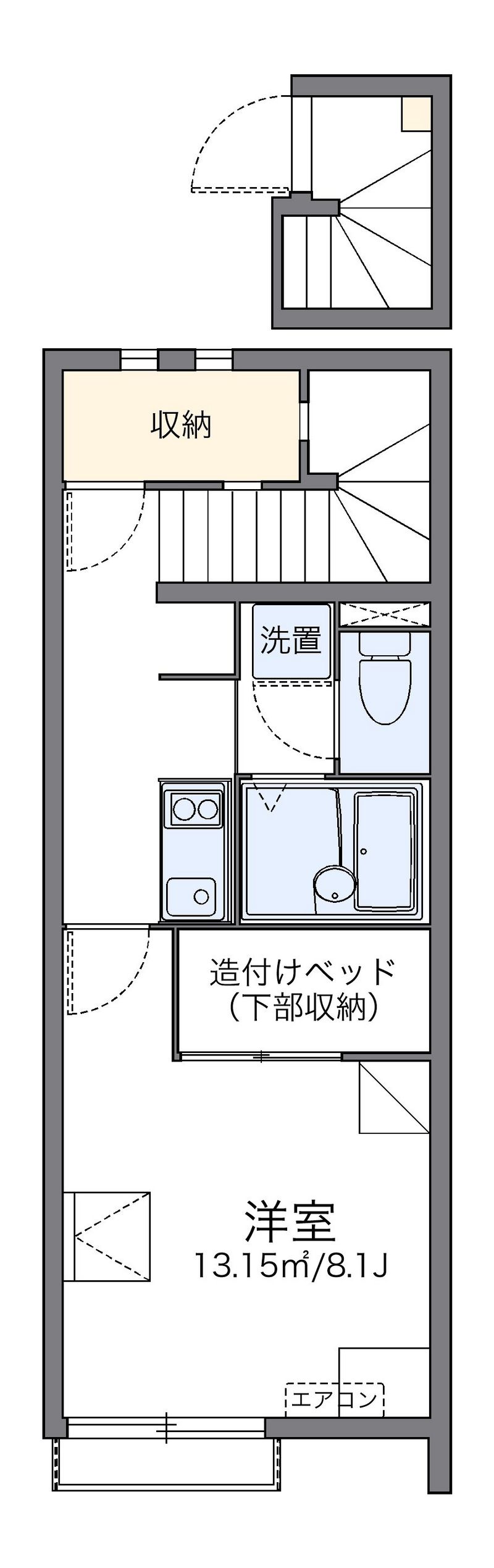 レオネクストサーフサイド海誠 間取図