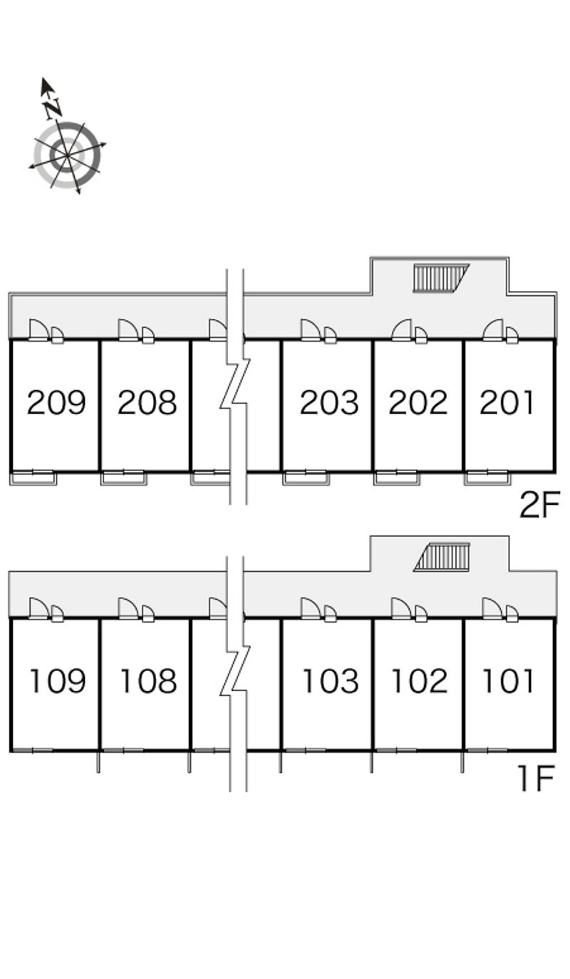 レオパレスクエスタ 間取り配置図