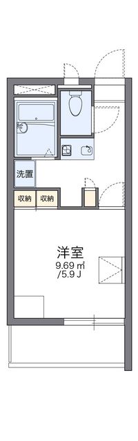 レオパレス天神ノ森 間取り図