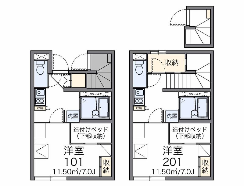 レオパレスジュピテル 間取図