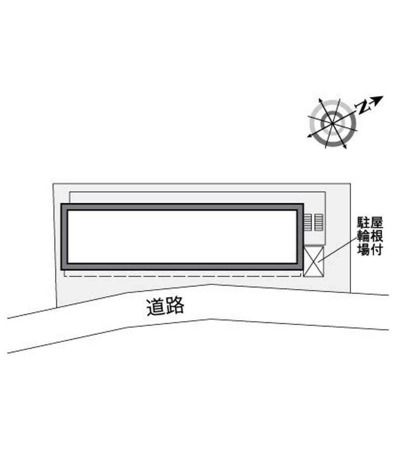 レオパレスコンフォール　鶴見 配置図
