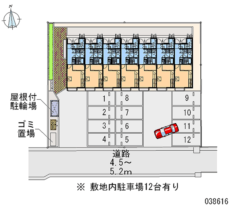 38616 Monthly parking lot