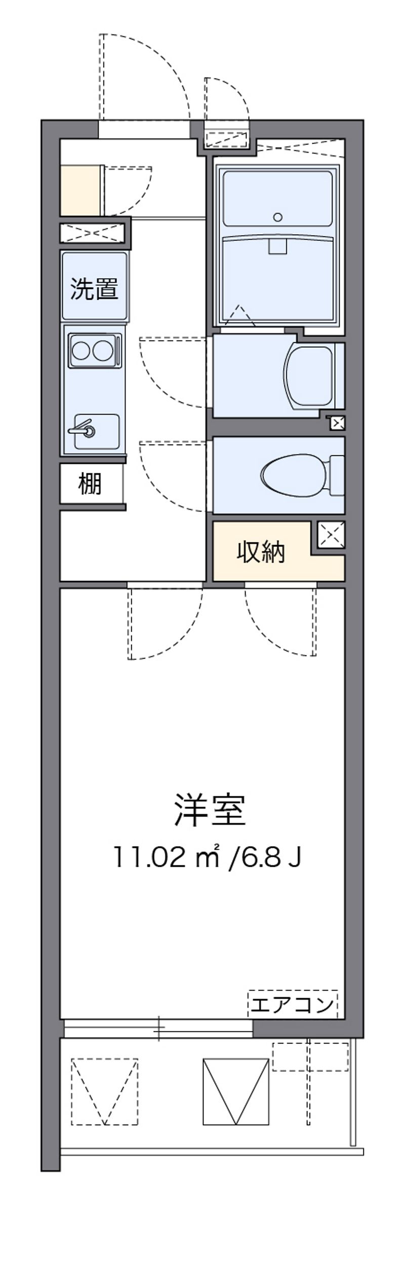 クレイノヴィクトワールＳＤＫ 間取り
