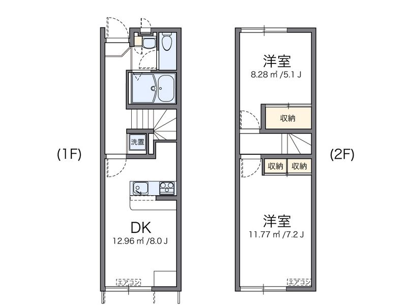 レオパレスＫａｎａｙａ 間取図