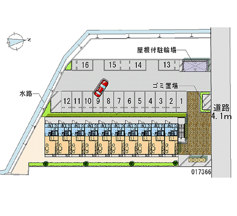 17366月租停车场