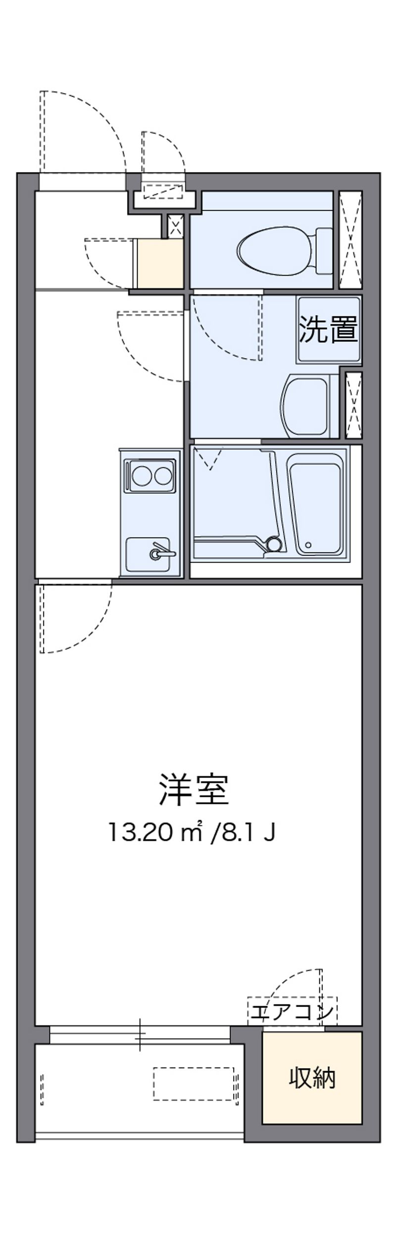 クレイノフリーリー 間取図