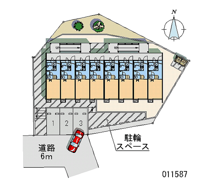 レオパレスハセガワ 月極駐車場