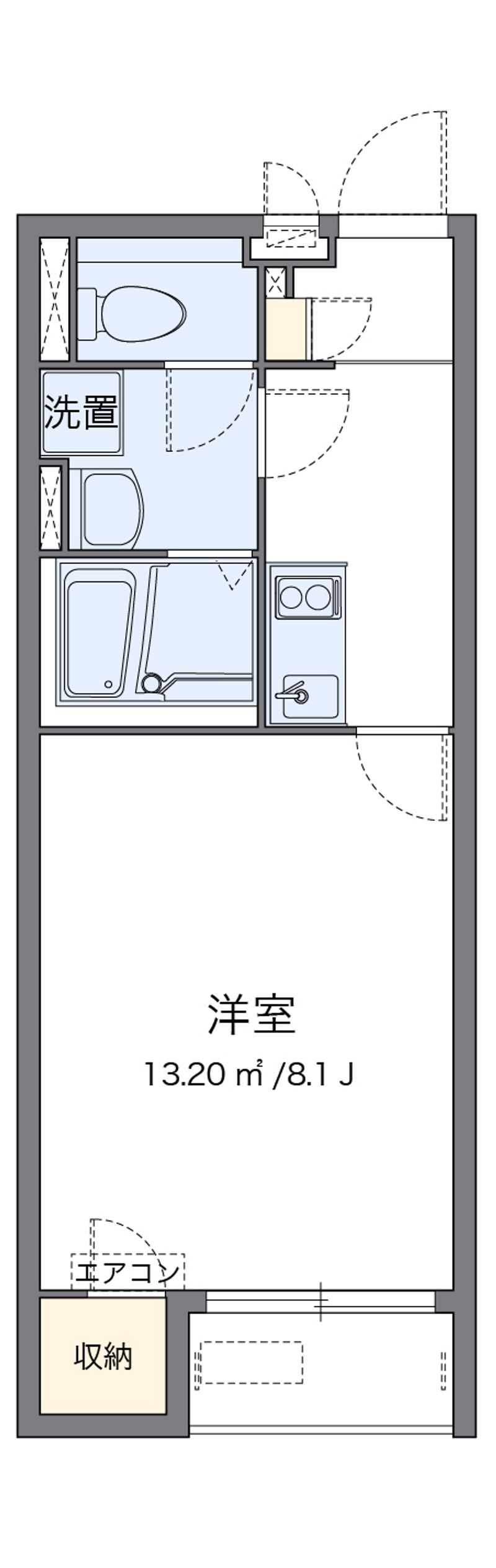 クレイノハイム　ルーエ 間取図