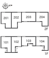 レオネクストＳｅｎｓｕｉⅣ 間取り配置図