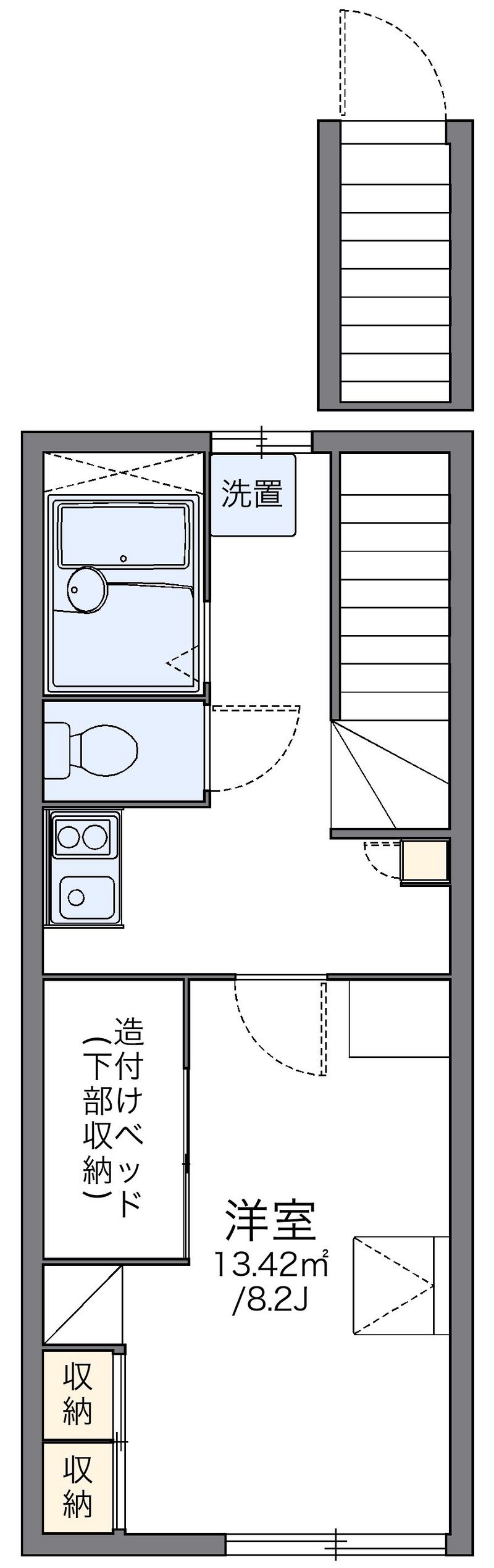 レオパレス豊 間取図