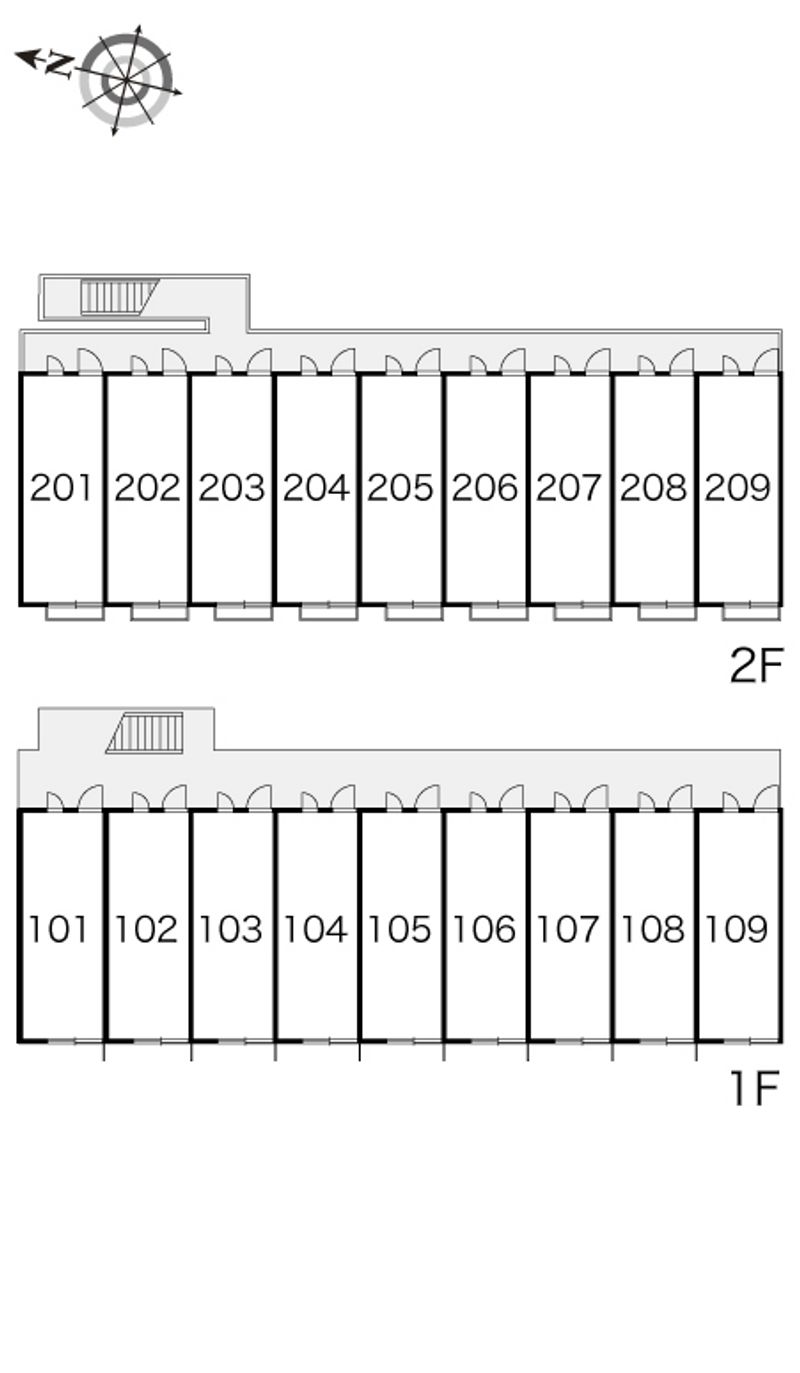 レオパレスセルサス 間取り配置図